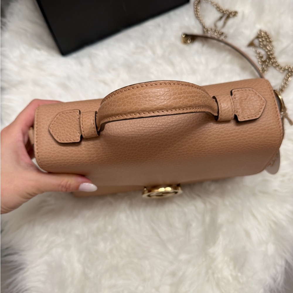 GUCCI TOP HANDLE NUDE BAG - Picture 2 of 15